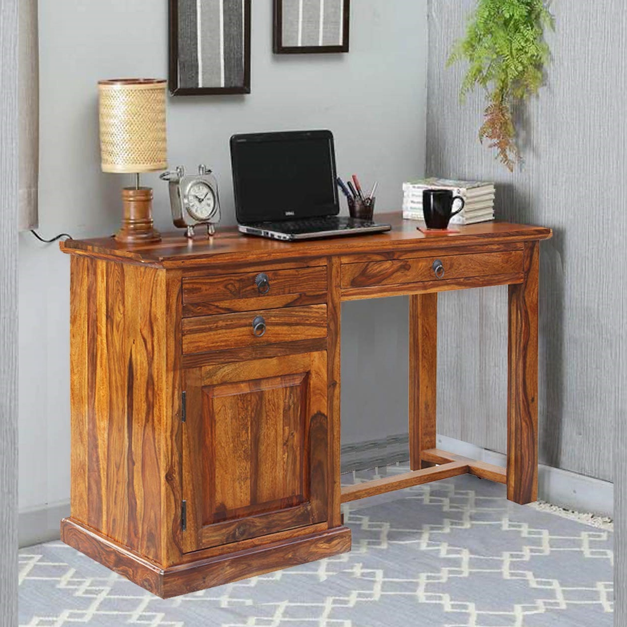 Solid Wood Office Desk