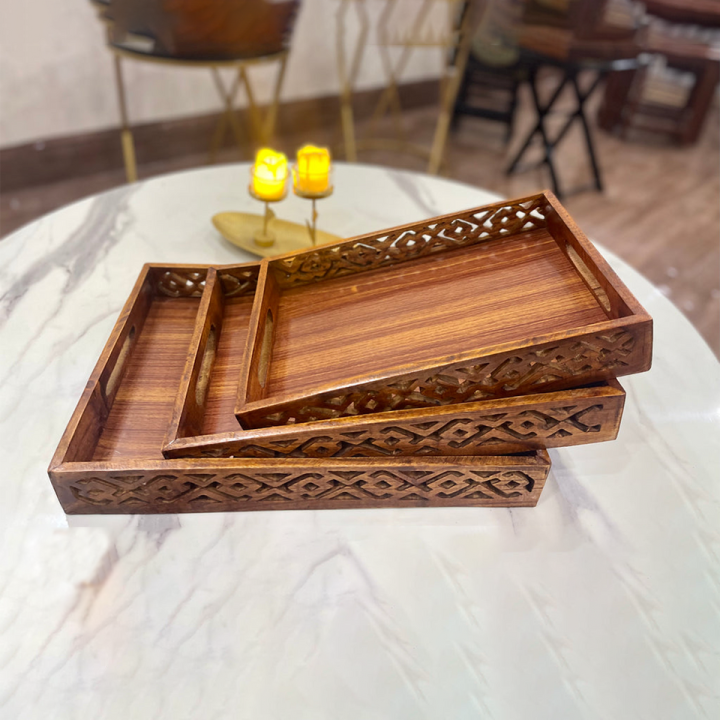 Wooden Decor Tray
